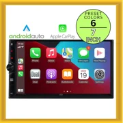 Dual DCPA723W 7 2-DIN CarPlay Android Auto Digital Multimedia Receiver