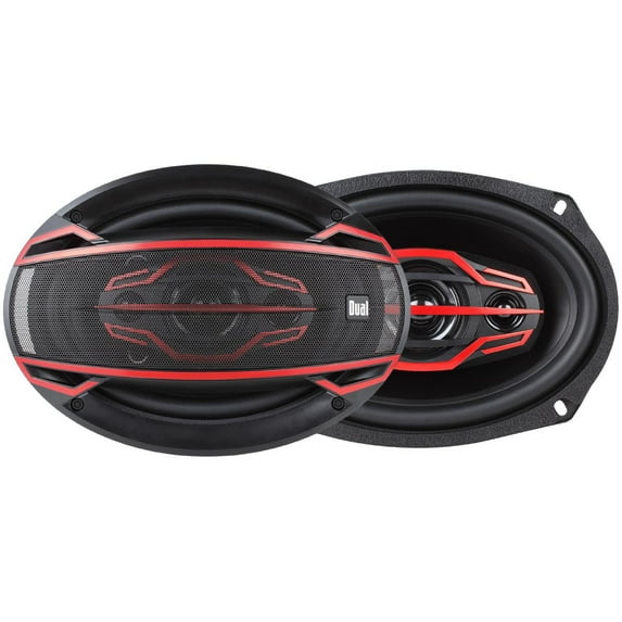 Dual DLS694 DLS Series 6"x9" Quadaxial 4-Way Car Audio Speaker Pair