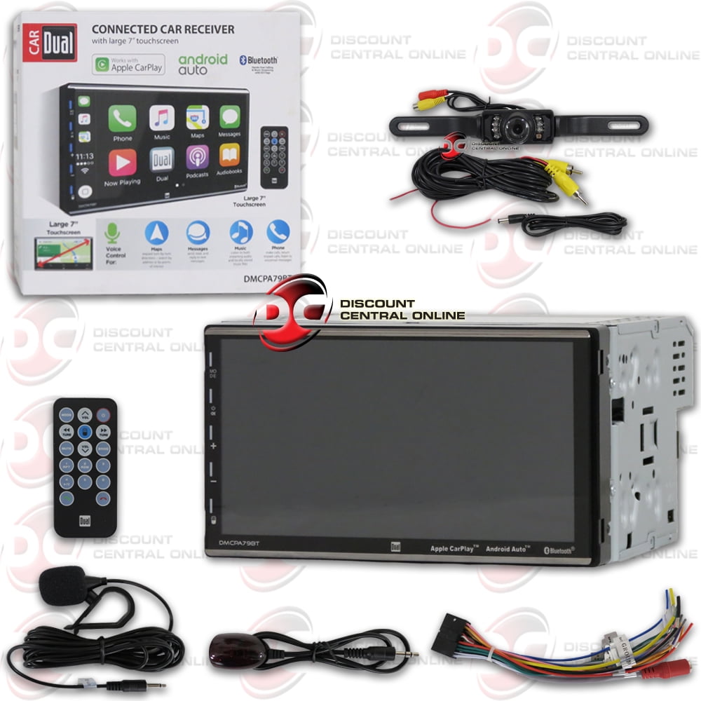 Dual DMCPA79BT 2DIN 7inch Digital Media USB Car Stereo with Bluetooth