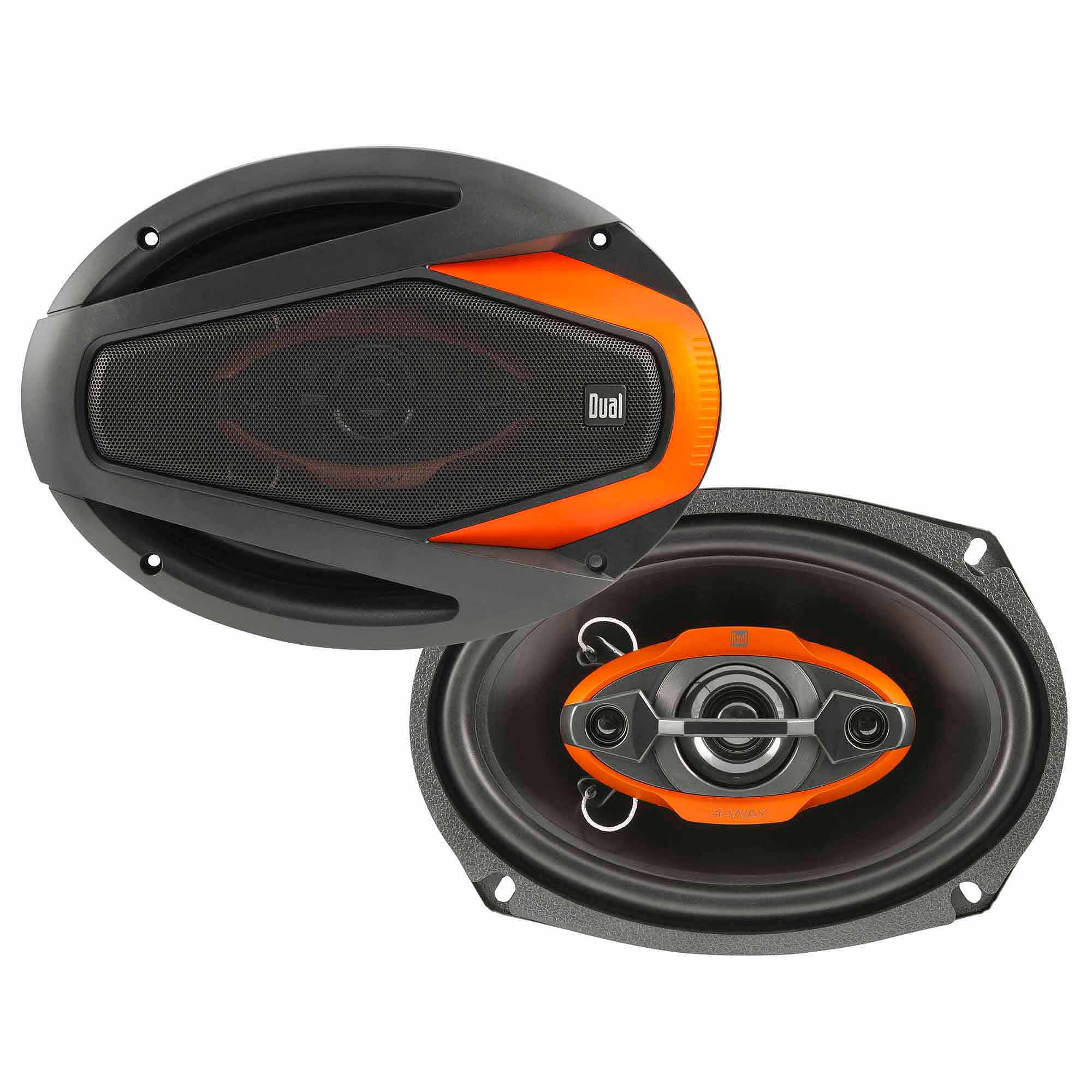 Dual DWS694 200W 6" x 9" 4-Way Speakers