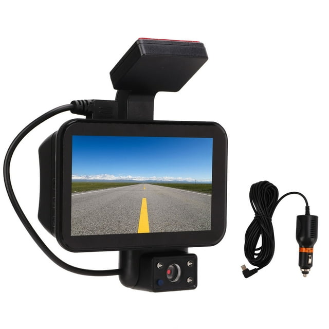 Dual Dash Cam High Definition 120 Degree Wide Angle Emergency Recording