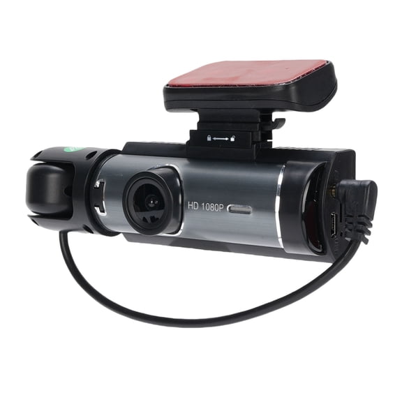 Dual Dash Camera 1080P HD Front Inside Car DVR Driving Recorder with 3.16 inch Screen / 8.03 cm Display Smart Parking Monitor Super Night Vision Loop Recording