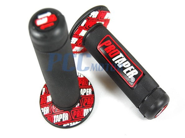 Pink 7/8" 22mm Motorcycle Hand Grips For Pit Pro Dirt Bike Handle Bars - Pair Of Replacement Grips