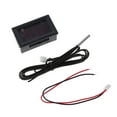 thumbnail image 1 of Dual Dispaly 5V Universal Voltage Temperature Meter Tester Adapter LED Display, 1 of 11