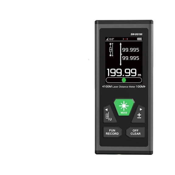 Dual Distance Meter Bidirectional Measurement Electronic Level Ran Finder Tape Ruler ,Easy to Use