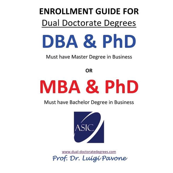 Dual Doctorate Degrees: From Bachelor to Doctor, (Paperback)