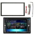 thumbnail image 1 of Dual Double-DIN Multimedia DVD Receiver with Bluetooth and 2-Way DualMirror Technology, Enrock Double DIN Installation Dash Kit, Enrock Stereo Wiring Harness, Enrock Antenna Adapter, 1 of 4