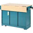 thumbnail image 1 of Dual Drop Leaf & Folding Design / Transformable Kitchen Island for Dining, Work, and Storage, 1 of 6
