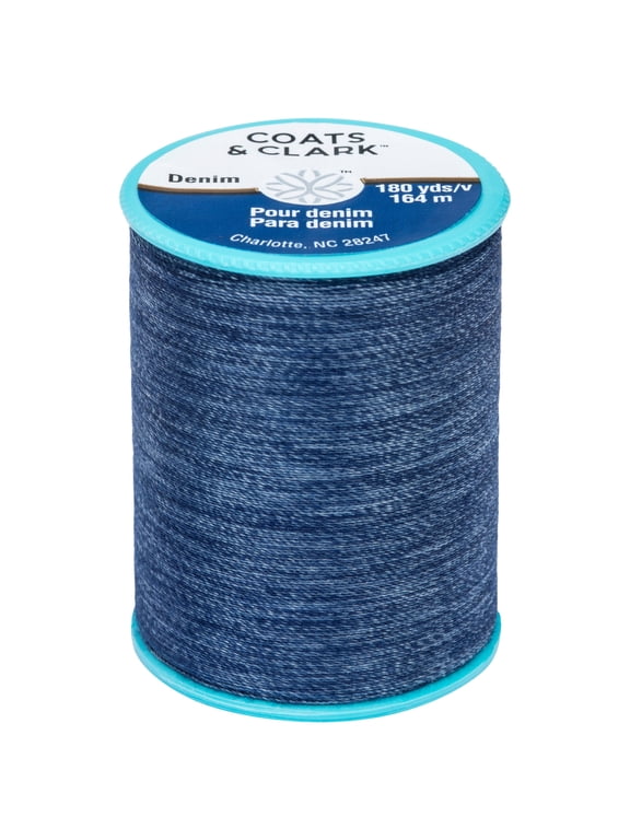 Dual Duty Plus Denim Thread 180 Yards for Sewing and Mending Jeans