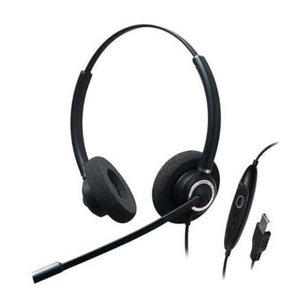 Dual Ear Phone with Stereo & Advance Noise Cancel USB