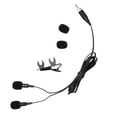 thumbnail image 1 of Dual Electret Condenser Cardioid Lavalier Microphones W/ Windscreens & Clip For Sennheiser Belt Pack system, 1 of 2