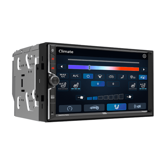 Dual Electronics 7" Touchscreen Car Stereo Receiver with Wired/Wireless Apple CarPlay & Android Auto iDatalink Maestro Ready, Double DIN, Bluetooth, USB DMCPA7MW (New)
