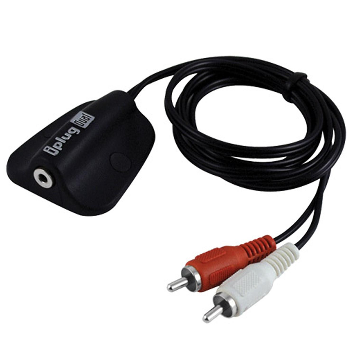 Dual Electronics IP35 Dual iPlug Interface Cable Miniphone Female RCA Male