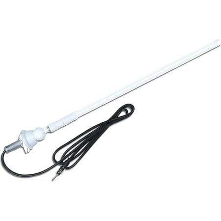 Dual Electronics MANT16W Durable Mast Long Range Marine Radio Antenna White New