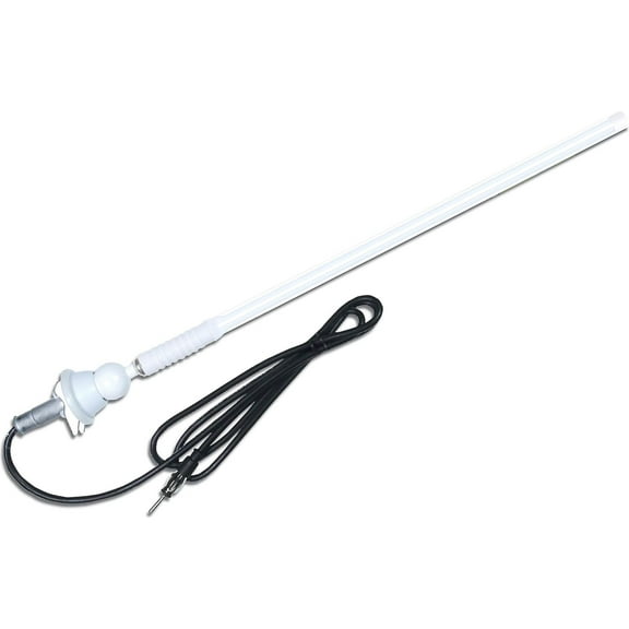 Dual Electronics MANT16W Durable Mast Long Range Marine Radio Antenna White New