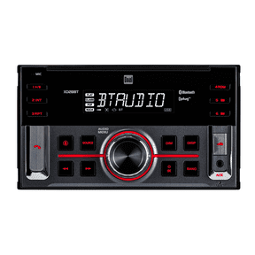 Dual Electronics XD28BT, Car Stereo Head Unit, Double DIN with Bluetooth, 7-Character LCD, New