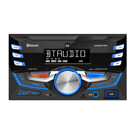 Dual Electronics XDM27BT Double Din Car Stereo Receiver with Bluetooth, New
