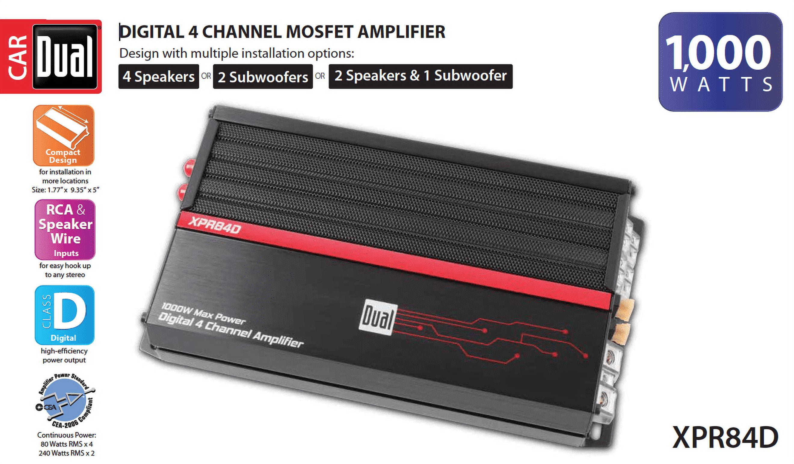 Customer reviews for Dual Electronics XPR84D 2/1 High Performance