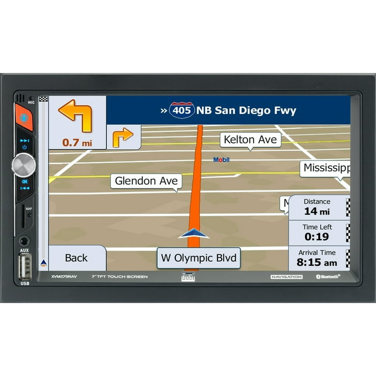Dual Electronics XVM279NAV 7-inch Navigation Double Din Car Stereo