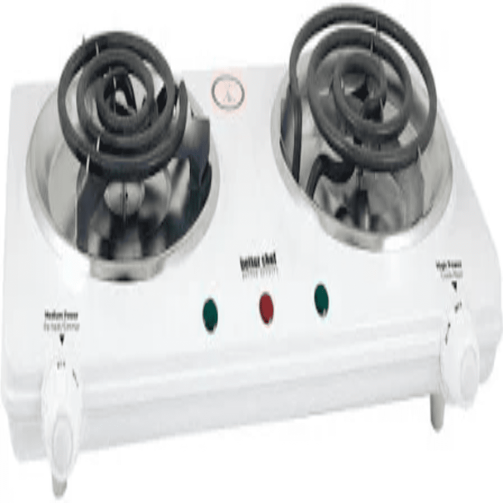 Dual Element Electric Countertop RangeWhite