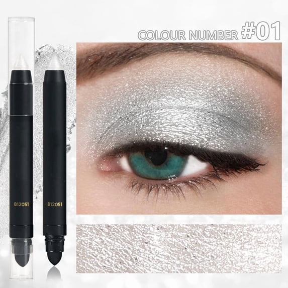 Dual-Ended Cream Eyeshadow Stick Set – Silky Smooth, Waterproof & Transfer-Proof, All-Day Shimmer Wear Eye Makeup 2ml