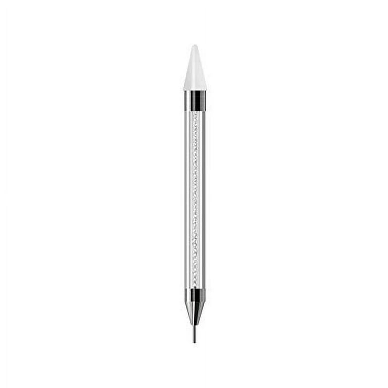 Rhinestone Picker Wax Pencil Pen Double Head Pick Up Applicator Tool  Compatible With Nail Studs, Gems, Crystal, Diamond, Jewel