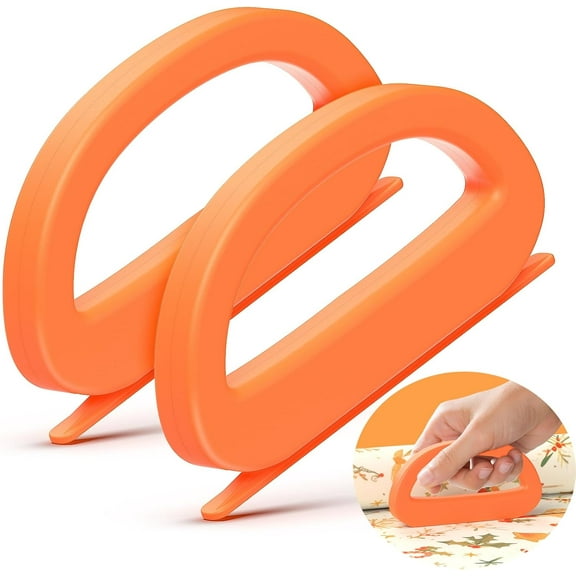 Dual Ended Wrapping Paper Cutter 2-Pack | Effortless Gift Wrap Slider for Chrisas, Birthdays & Holidays