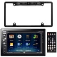thumbnail image 1 of Dual Enrock XDVD276BT DVD Player USB/AUX Bluetooth Multimedia Stereo Radio Receiver w/Remote, Enrock License Plate Frame Rear View Backup Camera, 1 of 3