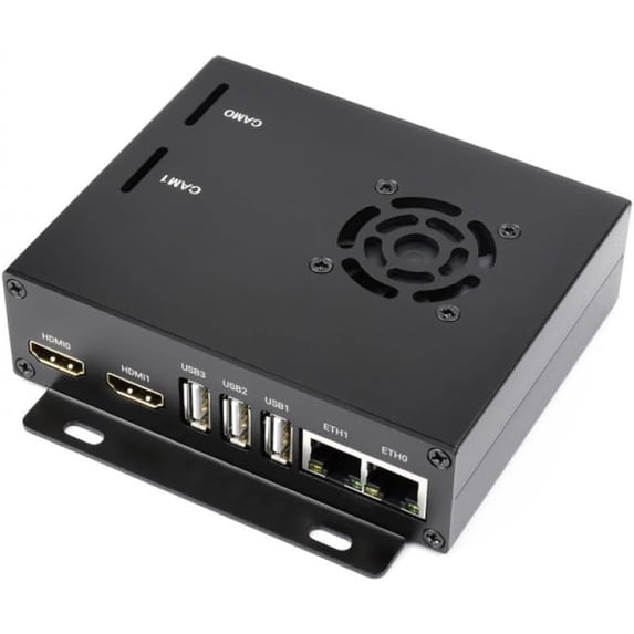 Dual Ethernet Mini IoT Computer Development Board with M.2 E Key Slot ...