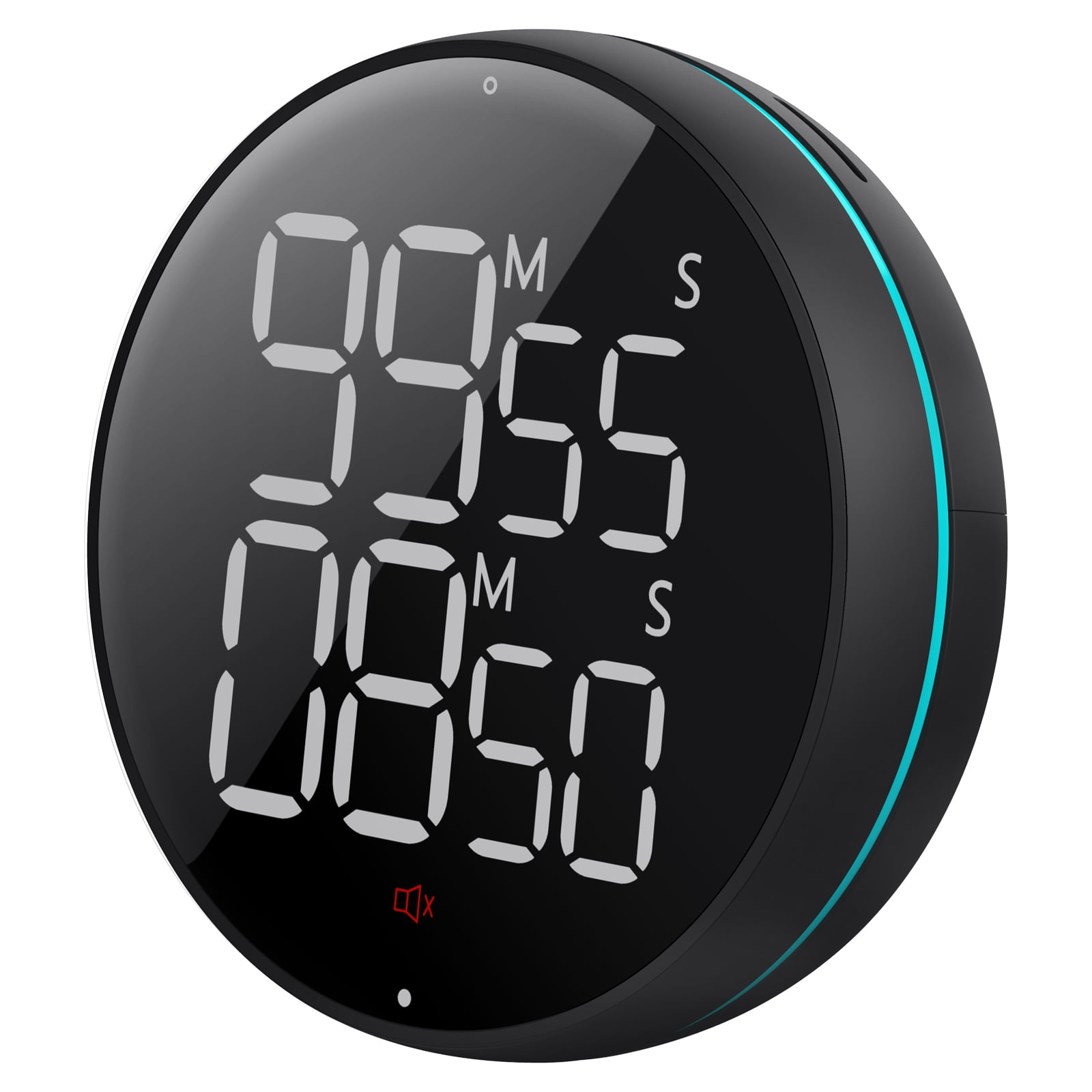 AvaTime Digital Dual Event 24 Hour Kitchen Timer with Clock