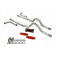 thumbnail image 1 of Dual Exhaust Kit 2.5" Cherry Bomb Glasspack Side Exit Fits 73-79 Ford F-Series, 1 of 5