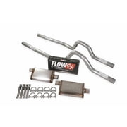 Dual Exhaust Kit 2.5 Flowmaster Flow FX Rear Exit Fits 62 to 66 Ford F-Series