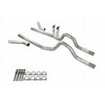 thumbnail image 1 of Dual Exhaust Kit 2.5" No Muffler Corner Exit SW Tips Fits 62 to 66 Ford F-Series, 1 of 5