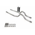 thumbnail image 1 of Dual Exhaust Kit 2.5" No Muffler Rear Exit BW Tips Fits 81-87 GM C/K 20 3/4 Ton, 1 of 4