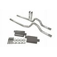 thumbnail image 1 of Dual Exhaust Kit 3" 2 Chamber Rear Exit SW Tips Fits 81 to 87 GM C/K 20 3/4 Ton, 1 of 5