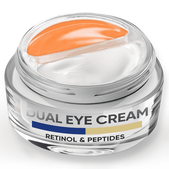 Dual Eye Cream, Eye Serum Under Eye Cream For Dark Circles, Puffiness, Eye Bags, Eye Bags Treatment For Women