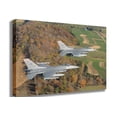thumbnail image 1 of Dual F-16' Fighting Falcons Canvas Print, 1 of 4