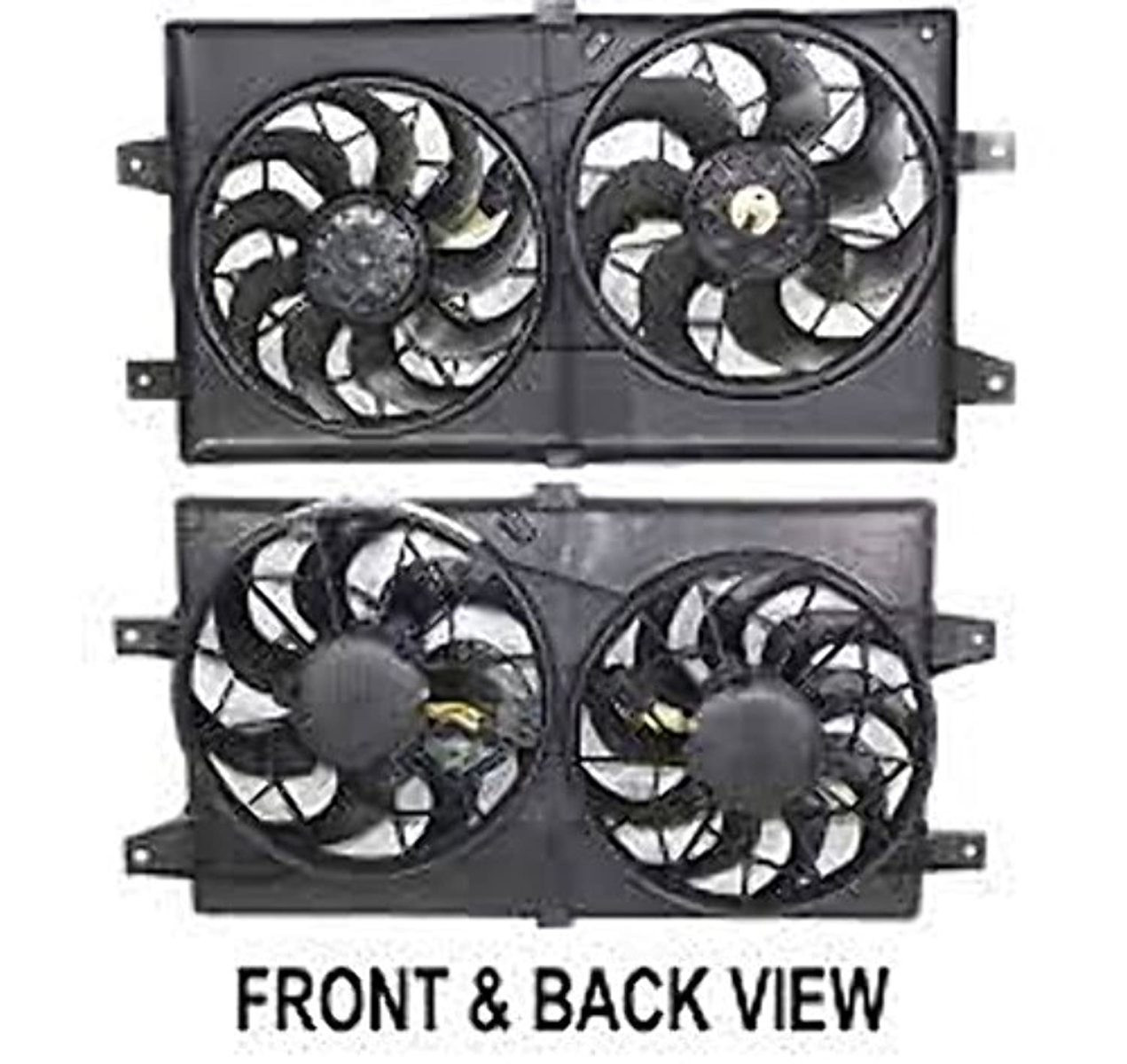 Fan Rasm Dual Fan Assm 01-06 Stratus Sedan Sebring Sedan Convertible - Walmart.com
