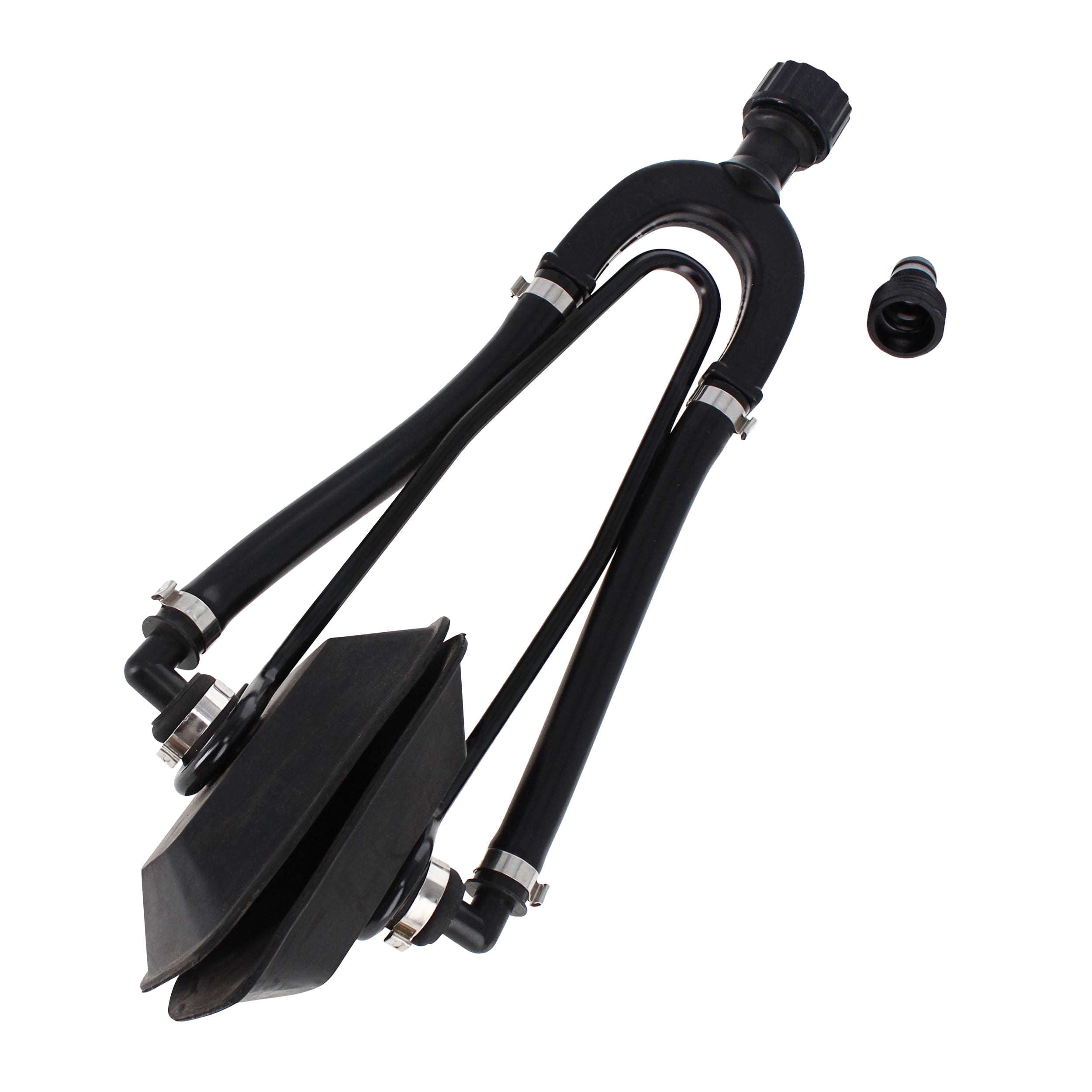 Dual Feed Boat Motor Flush Kit Muffs and Hose Fittings Outboard Engine