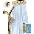 thumbnail image 1 of Dual Filtered Rain Shower  Combo, High  Handheld Shower  with Adjustable Bar - Rainfall Shower  And Showerhead with Filter for Hard Water - Removes Chlorine(), 1 of 7