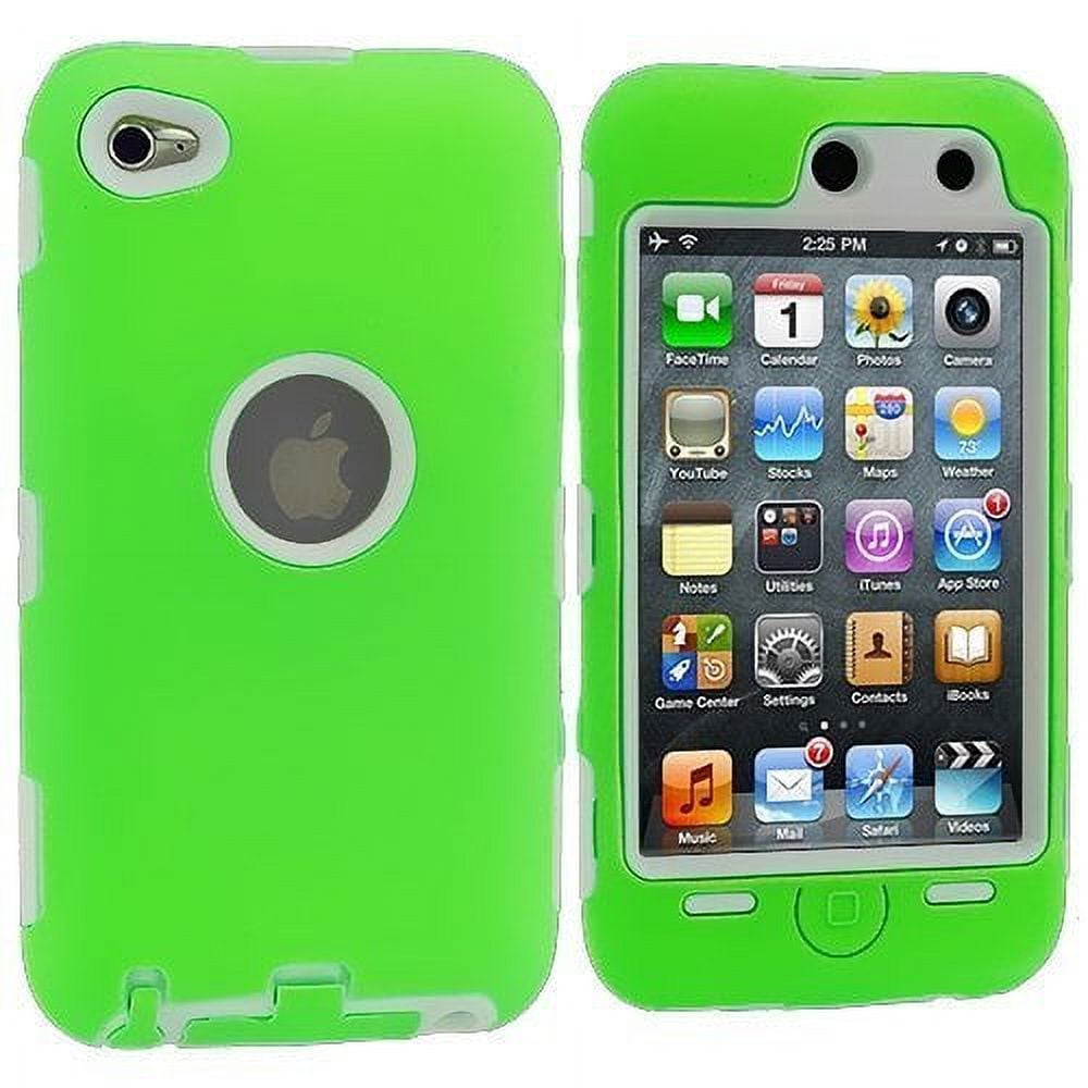 Dual Flex Hard Hybrid Gel Case for Apple iPod Touch 4th Gen