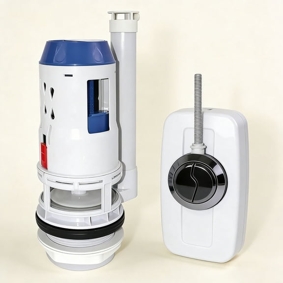 Dual Flush Replacement Kit for Toilet: Include Flush Valve, Fill Valve