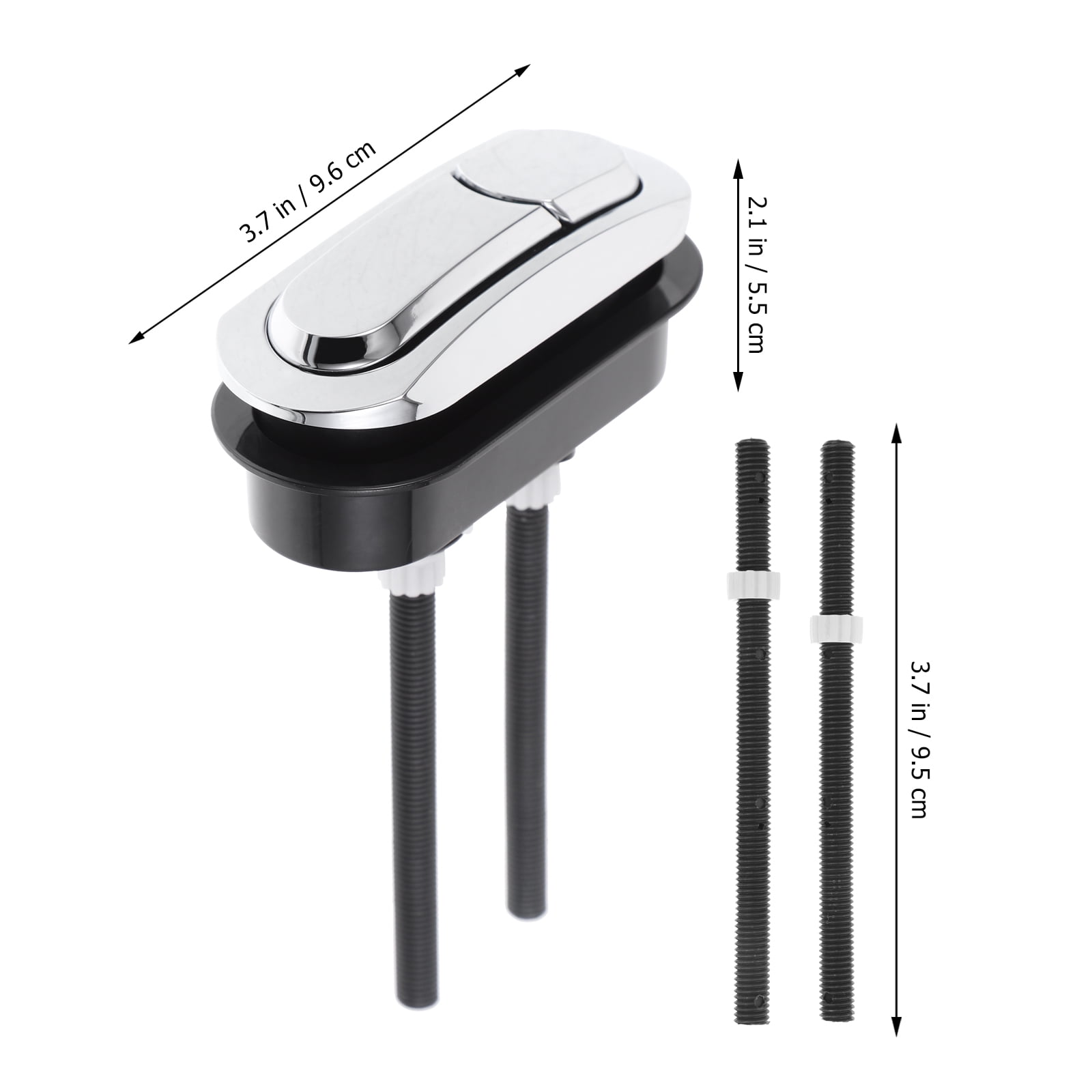 Dual Flush Toilet Button Oval Shape Toilet Replacement Button Push