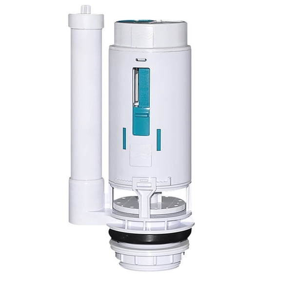 Dual Flush Toilet Flush Valve with Two Button Water-Saving Design, ABS Construction, Easy Installation with Sealing Rubber and Stainless Steel Hook, for Standard Bathroom F(20cm)