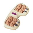thumbnail image 1 of Dual Foot Acupressure Roller Portable Massager for Plantar Fasciitis - Relieve Pain Stress Boost Circulation Reflexology Tool Home Office Use Brown 1PC, 1 of 4