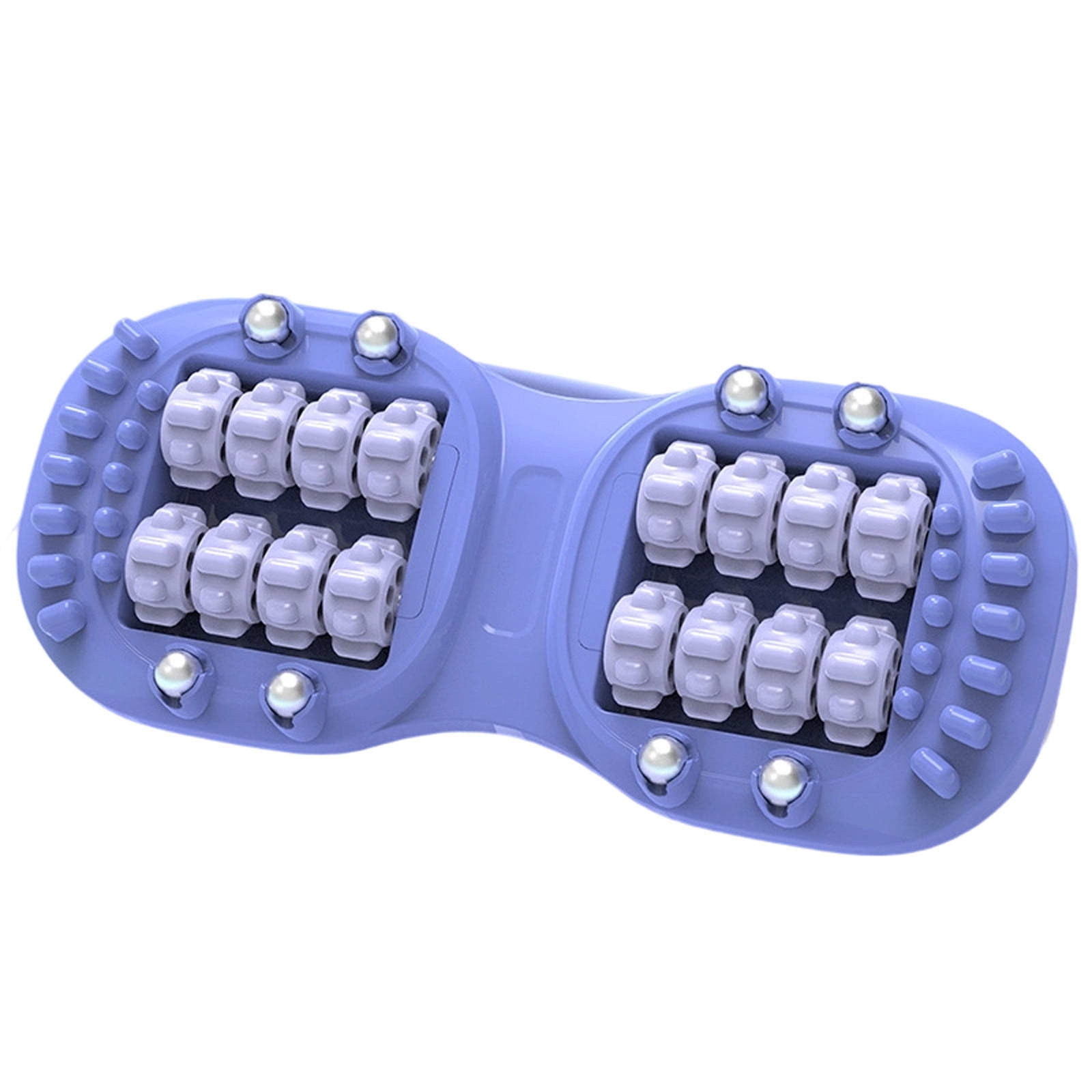 Dual Foot Massage Roller, Portable Double Foot Massager for Plantar Fasciitis Relief & Improved Circulation, Acupressure Foot Roller for Home Office Use