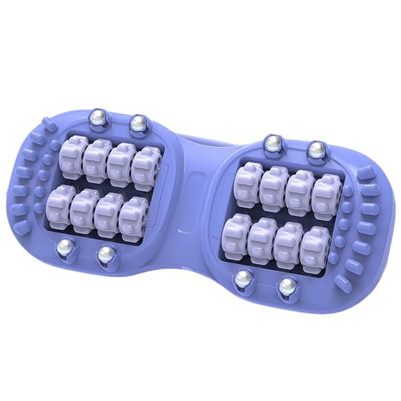 Dual Foot Massage Roller, Portable Double Foot Massager for Plantar Fasciitis Relief & Improved Circulation, Acupressure Foot Roller for Home Office Use