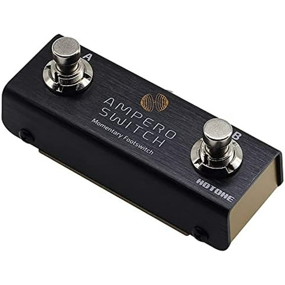 Dual Footswitch Pedal Momentary 2-Way Pedal Foot Switch Controller Ampero Switch 6.35 mm