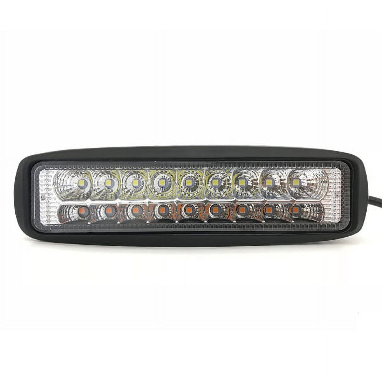 Dual Function Amber And White Slim LED Fog Light