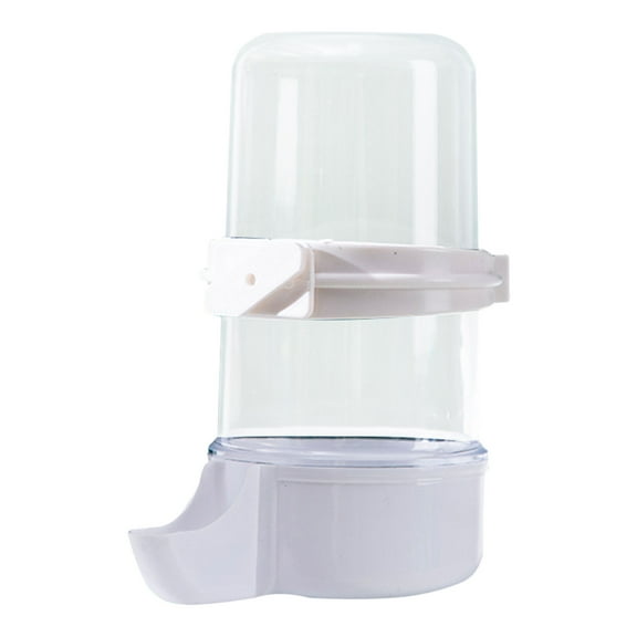 Dual-Function Bird Feeder Set, Hanging Water Dispenser & Seed Container, Easy-Clean Plastic for Indoor/Outdoor Aviaries